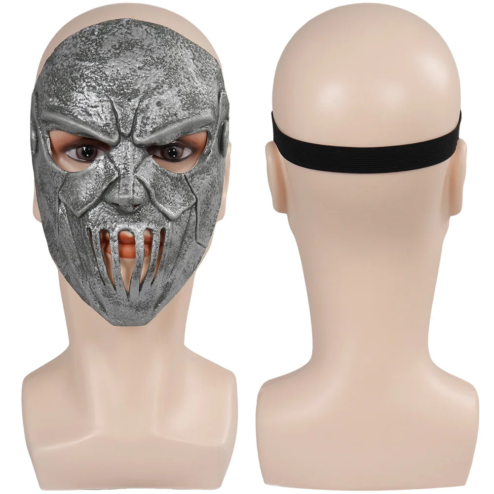 Band Slip Cosplay Knot Mick Mask Costume Accessories Joey Roleplay Fantasia Men Latex Headwear Halloween Masquerade Male Helmet
