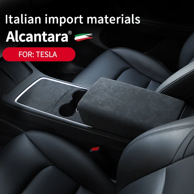 2021*  Model 3 & Y Center Console Cover (Gen. 2) - Alcantara