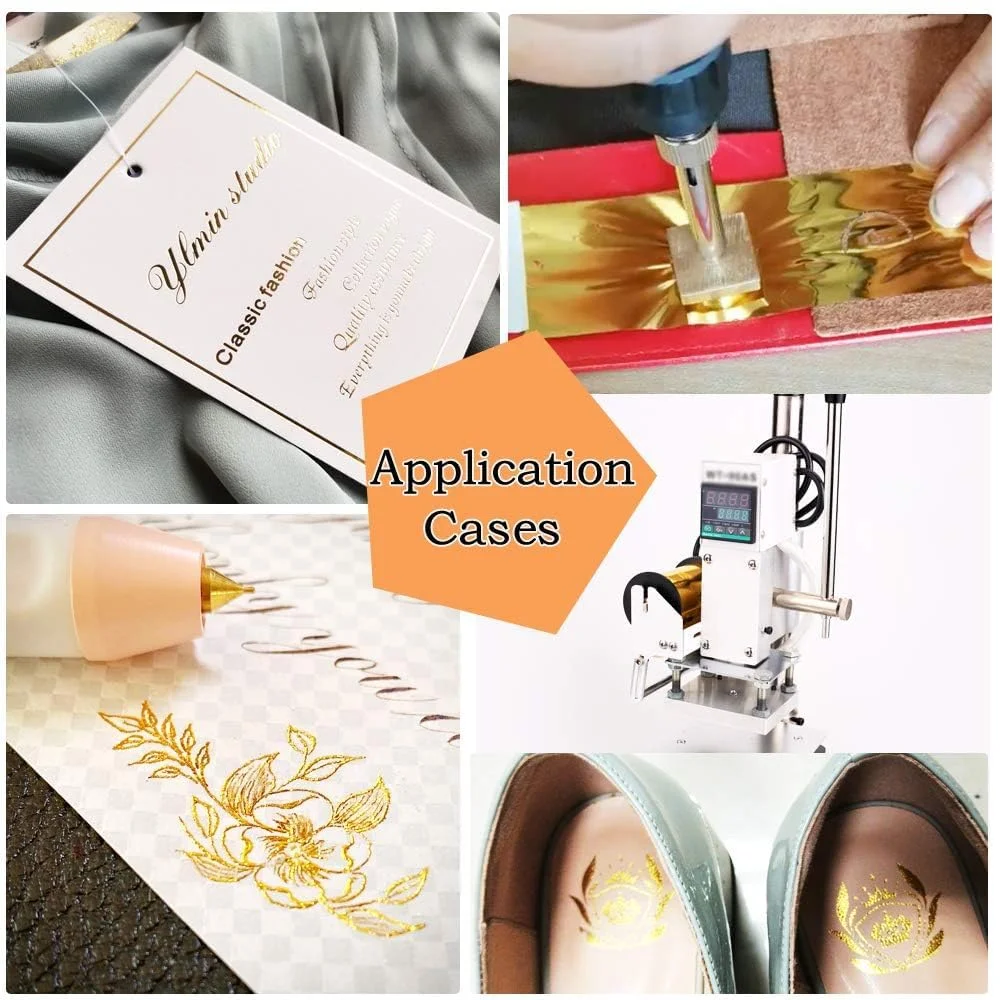 Hot Stamping Foil Paper - 4cm x 120m for Leather, Fabric, and Decorative Projects