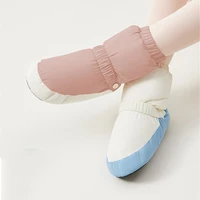 Adult Thick Soled Autumn Winter Short Boots Women Warm Ballet Dance Shoes Soft Soled Ballet Point Warm Shoes DS119 1