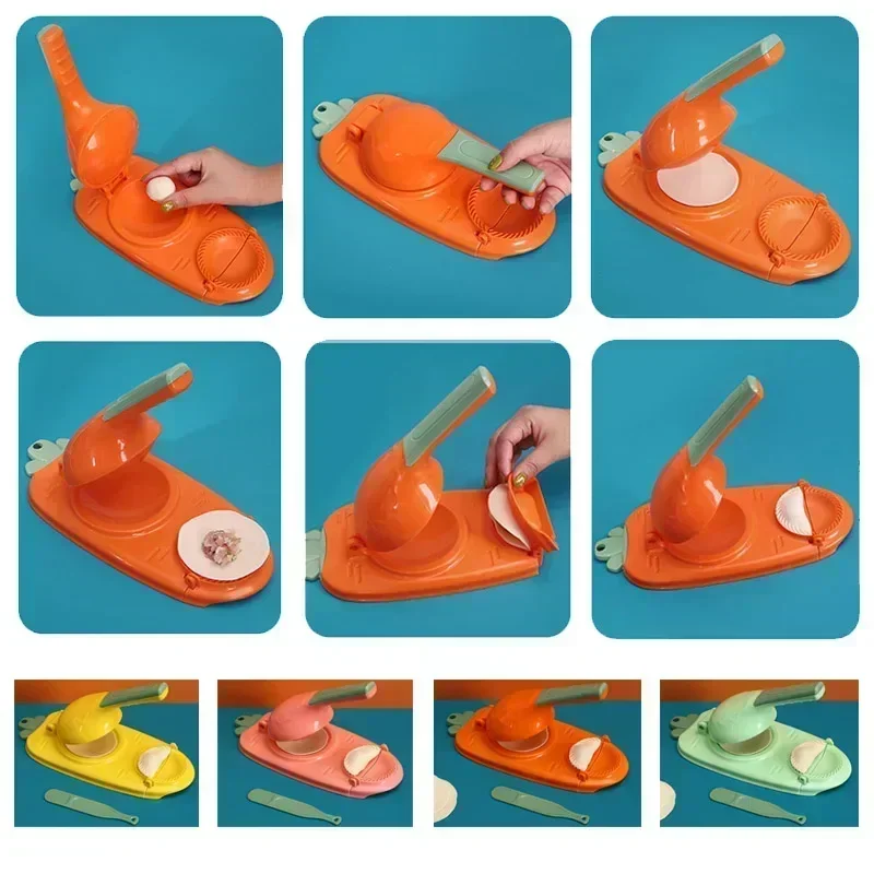 DIY Dumpling Wrapper Plastic Manual Wrapper Making Mold Dough Pressing Tool for Baking Pastry Dumpling Maker Gadget kitchen tools baking tools