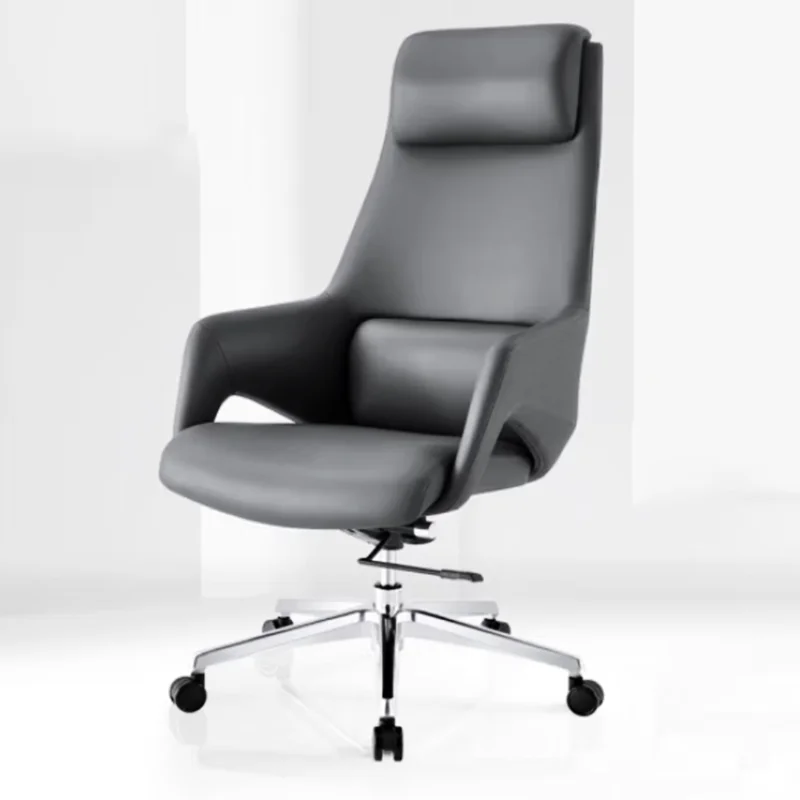 Comfy Mobile Office Chairs Gaming Grey Salon Nordic Rolling Work Study Computer Chair LeatherCadeira Gamer Luxury Furniture