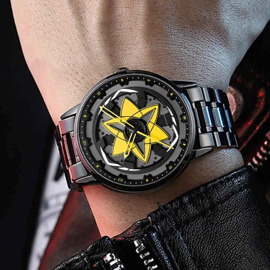 Kaleidoscope Sharingan Rotary Dial Watch 3D Japanese Anime Dial