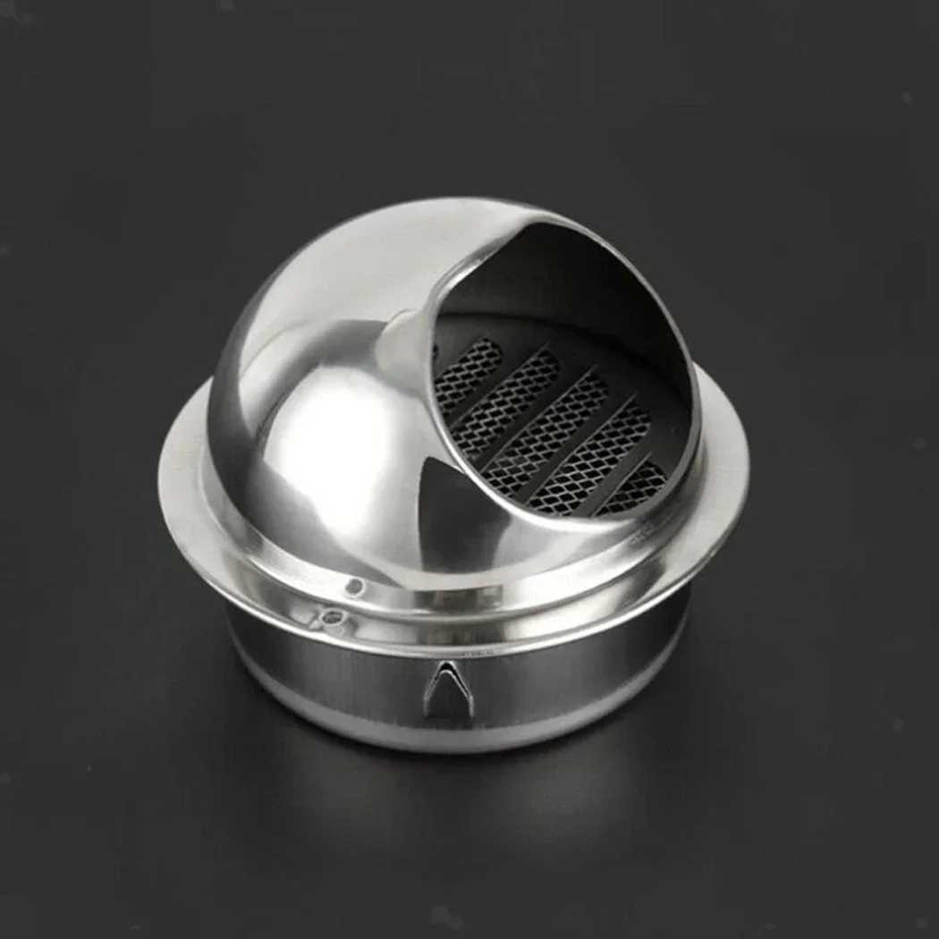 100mm/150mm Stainless steel air vent grille round bull nosed external extractor wall vent outlet ventilation cover rain cap air vent grille ventilation grille air vent cover