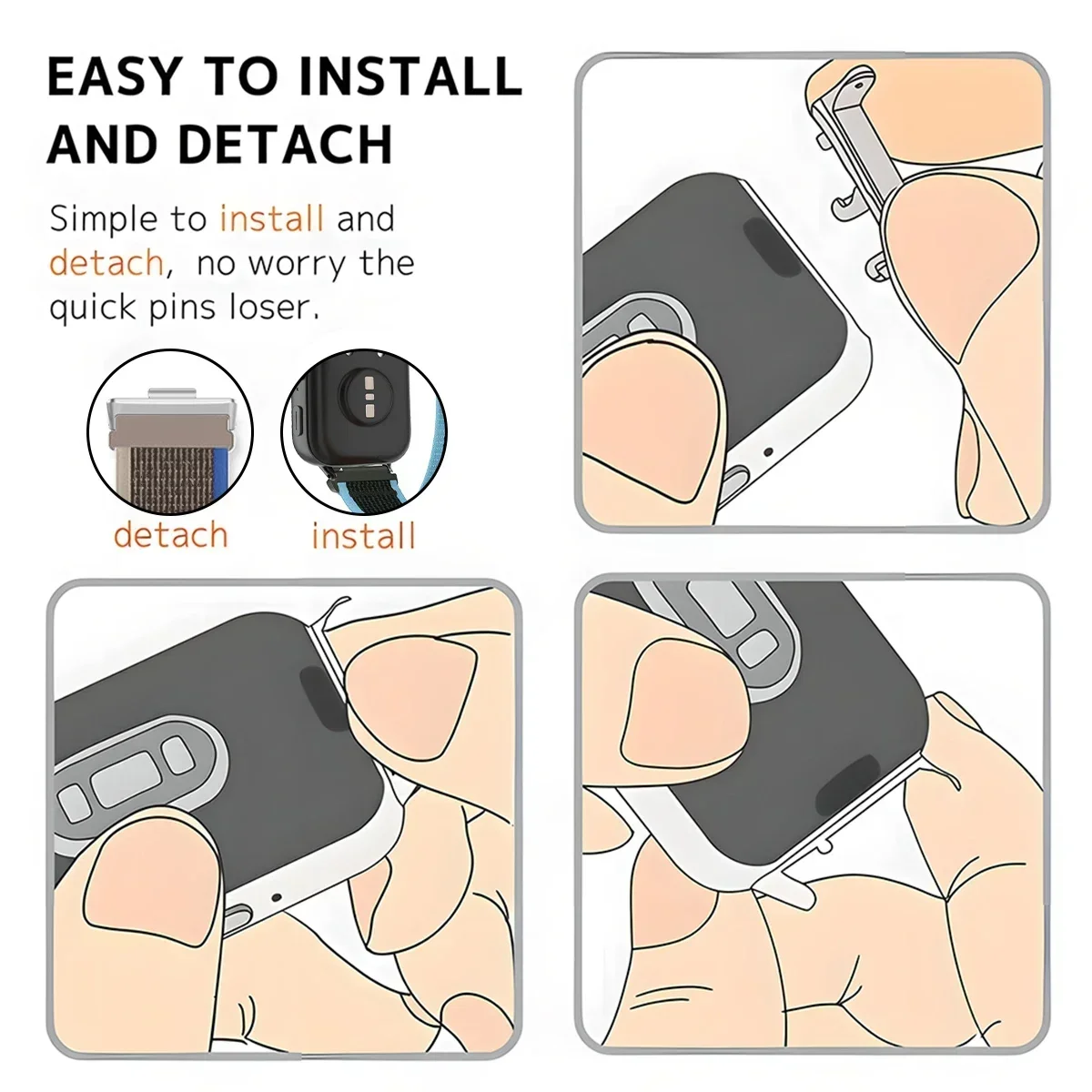 تريل حلقة الفرقة لهواوي ساعة صالح 3 4 حزام النايلو...