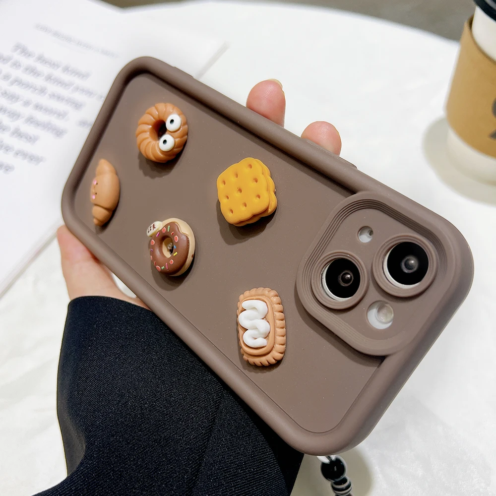 3d Coffee Cartoon Phone Case For Iphone Models Protective Cover_voghion.com