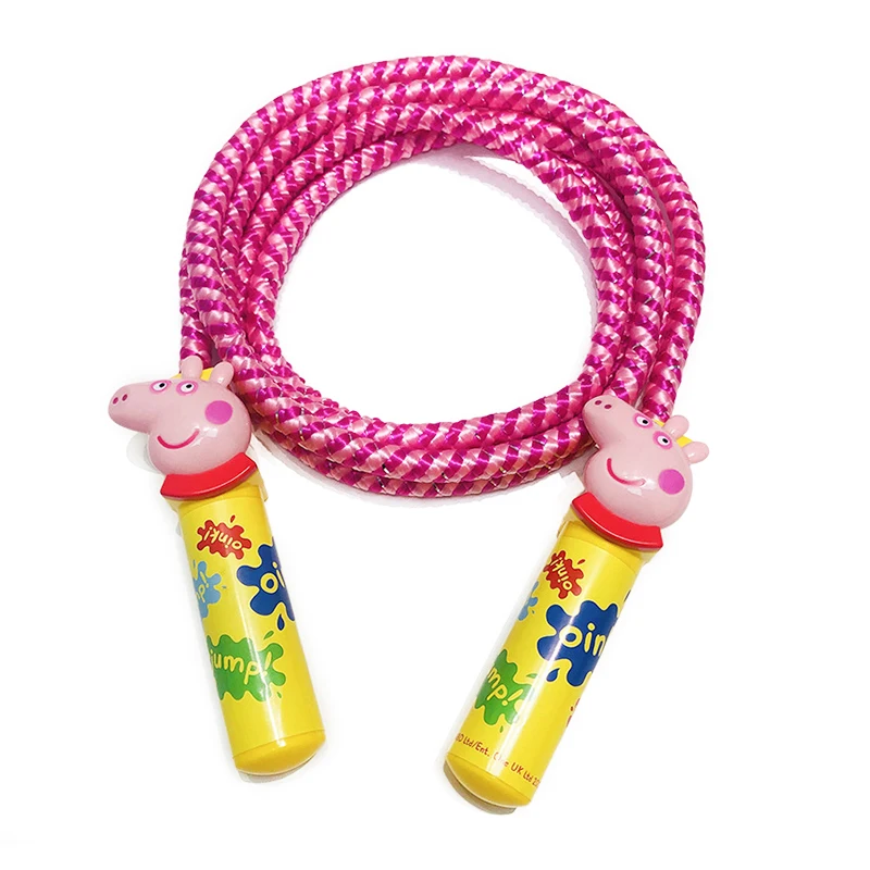 Peppa Pig Skipping Rope Portable Fitness Equipment Children Sports Fitness Anime Jump Rope Length 7 Feet Stay Fit Kids Toy Gifts