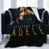 Multifunction Adele 2024 Album Tour Blanket Merch Bedding Decorative Cool Singer Throw Blanket Ultra-Soft Flannel for Car 5