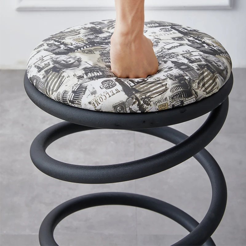Industrial Single Bar Stools Designer Creative Waiting Outdoor American Bar Stool Reception Metal Unique Sillas De Furniture