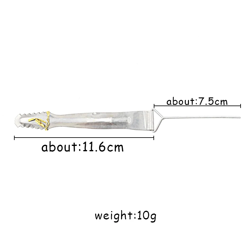 SY 1PC Metal Shisha Hookah Charcoal Tongs Tweezers Tobacco Water Pipe Sheesha Chicha Narguile Charcoal Tongs Shisha Hookah Tool