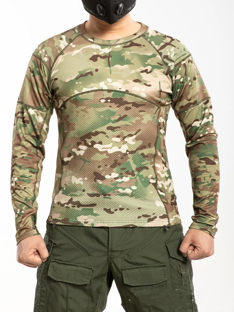 YR Long Sleeved Base T-Shirt For Men, , Slim Fit Base Shirt For Inner Layer