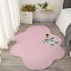 Nordic Ins Rugs for Bedroom White Cloud Shape Bedside Floor Mat Fluffy Soft Living Room Decoration Carpet Thick Plush Lounge Rug 2
