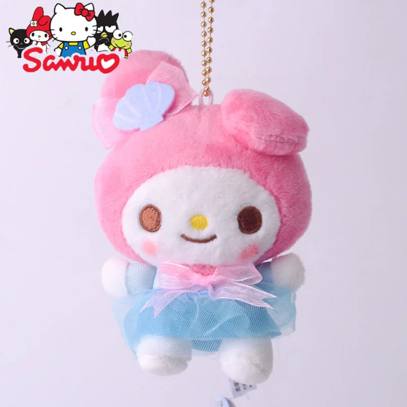 

Sanrio Melody Kuromi Hello Kitty Doll Pendant Hanging Ornament Japanese Kawaii Room Decor Children' Toy Keychain Kids Gift 10cm