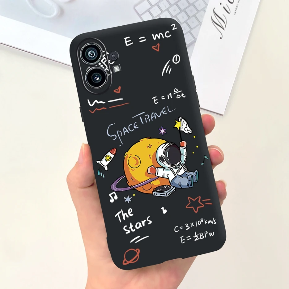 Cute Fashion Cartoon Soft Silicone Phone Case for Nothing Phone 1, 6.55'' Cover