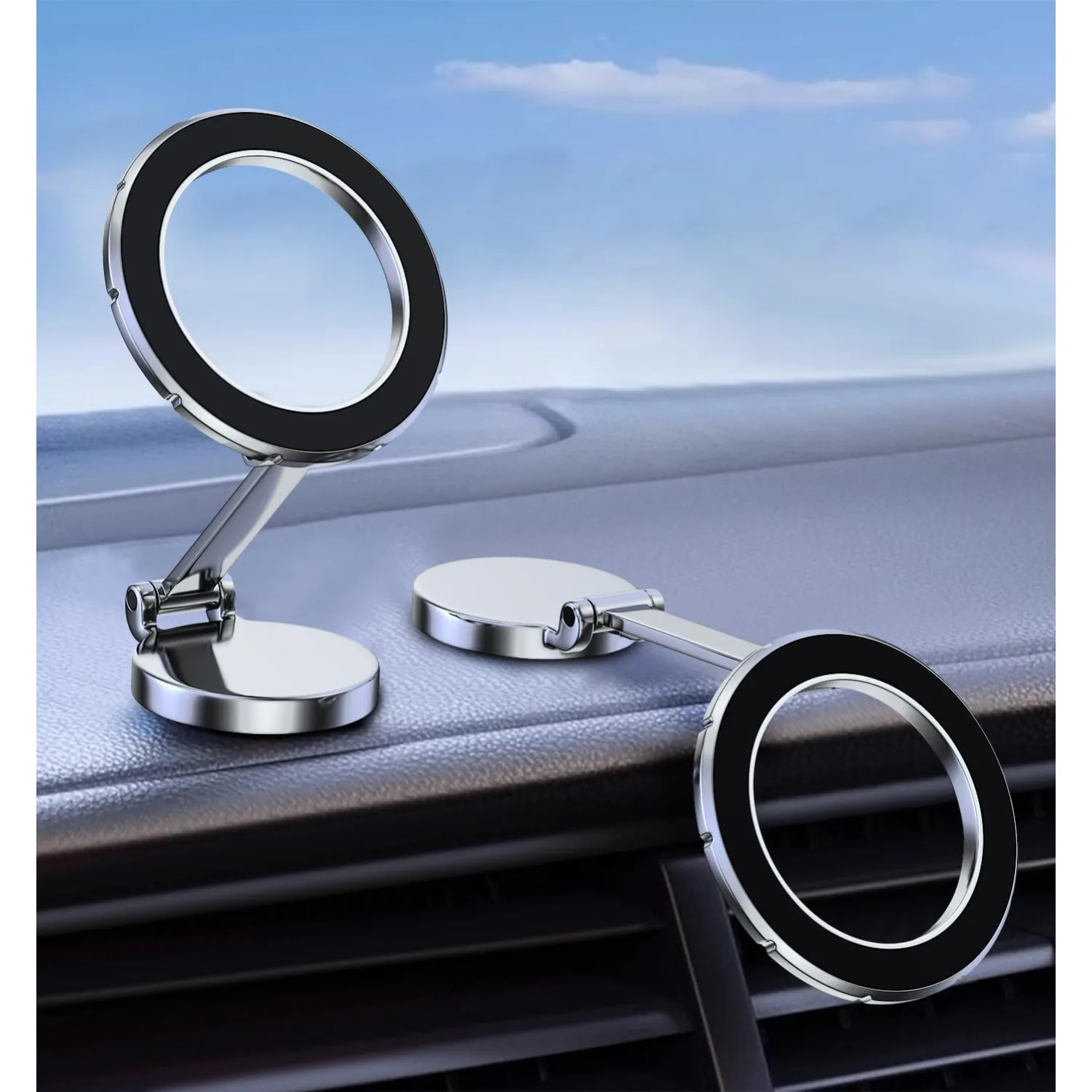 

Вращение на 360 ° подходит для магнитных держателей телефона для вашего автомобиля, магнитные аксессуары, автомобильное крепление для сотового телефона, держатель для телефона