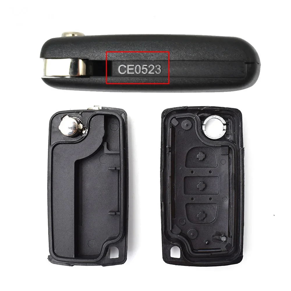 Car Key Shell HU83 VA2 Citroen C2 C3 C4 C5 C6 Xsara Berlingo Peugeot 207 307 308 407 607 807 Flip Remote