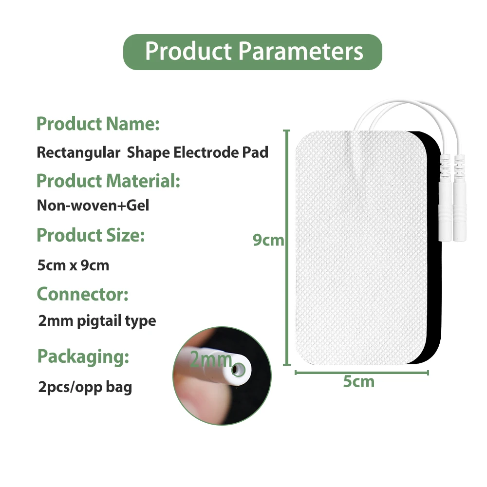 Muscle Stimulator Electrode Pads 10/20Pcs EMS Compex Muscle Stimulator Physiotherapy Acupuncture Patche Conductive Gel Tens Machines Pulse Massage
