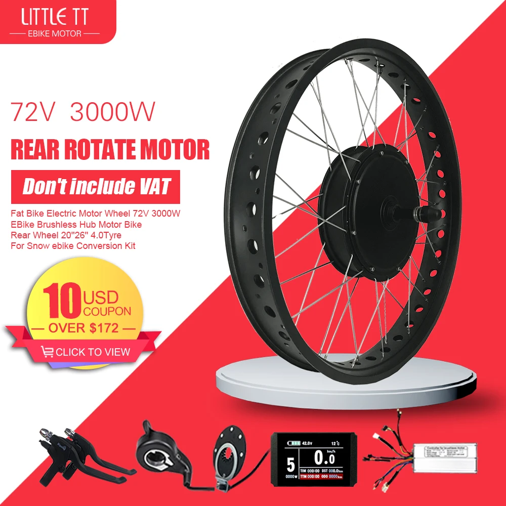 Buy Fat Bike Electric Motor Wheel 72V 