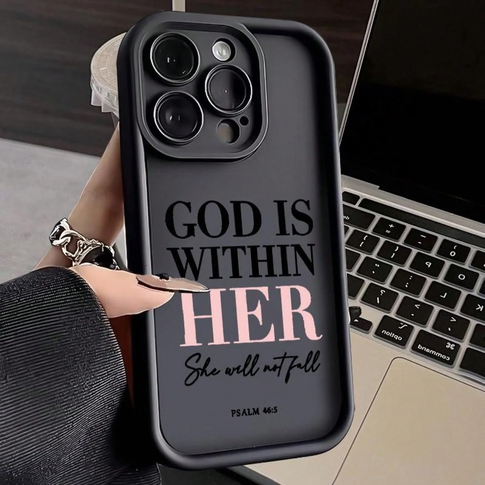 Divine Protection Shockproof Silicone Phone Case - Rugged & Durable Cover