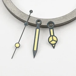 Rose Gold & Silver Watch Hands with Green Luminous Finish (NO.15 Grey Orange)
