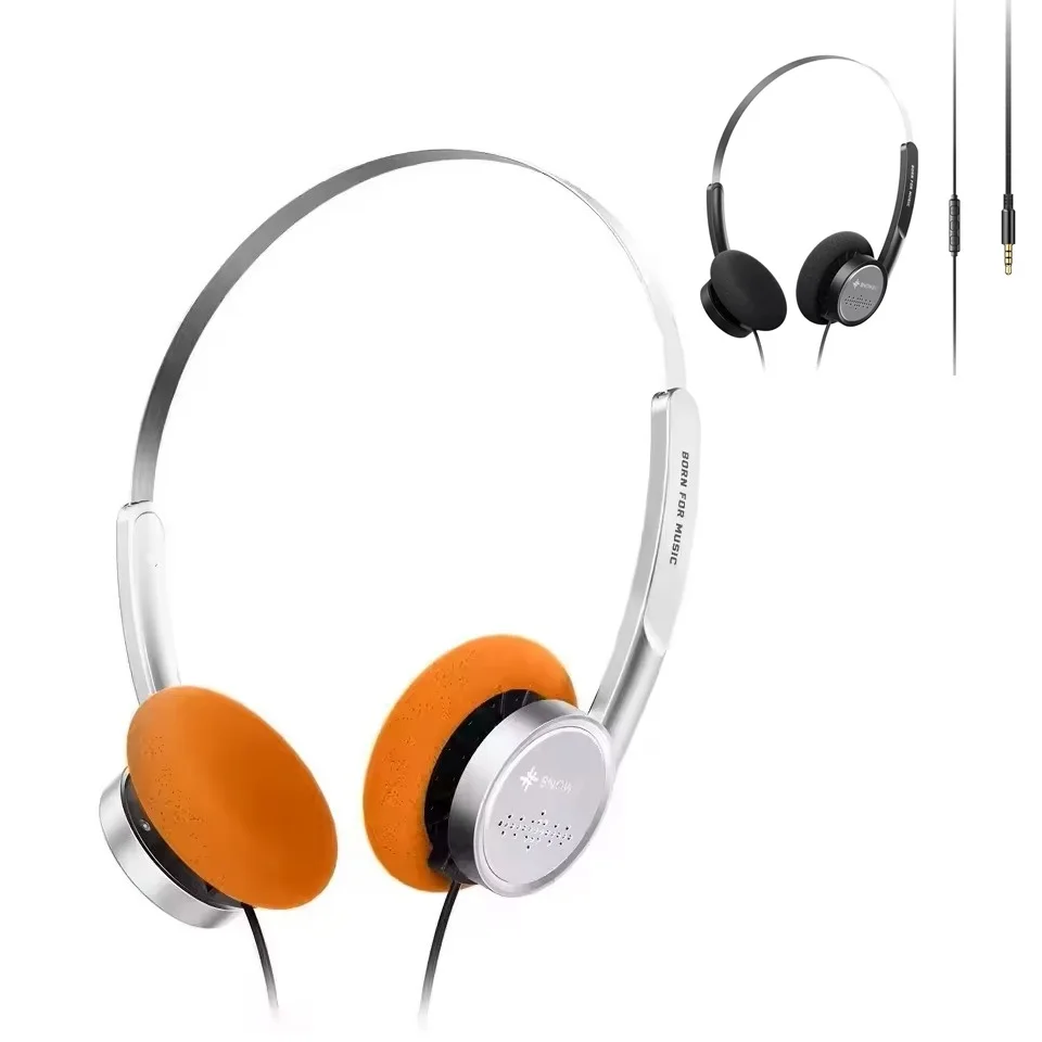 FiiO Premium Semi-Open HiFi Wired Headphones with 40mm Dynamic Driver and Built-In Microphone