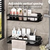 Bathroom Storage Rack Stainless Steel Anti Rust Storage Shower Rack Suction Cup Storage Rack Household Storage Appliances 2