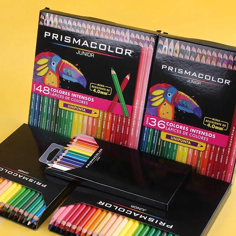 PRISMACOLOR 48色油性色鉛筆セットおまけ付き 油性色鉛筆 48色 鉛筆削り付き 大人の塗り絵 おとな 子供 ぬりえ