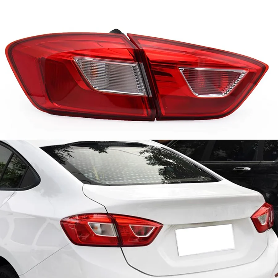 

Wooeight 1x Car Rear Bumper Tail Light Stop Brake Lamp Left/Right Reversing Signal Lamp Fit For Chevrolet Cruze 2016 2017 2018