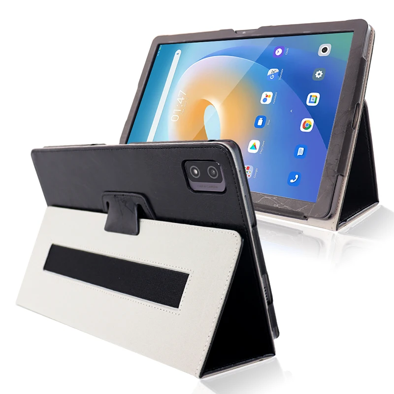 Embossed Magnetic Cover Case with Hand Strap