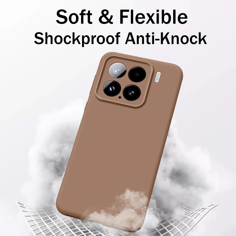 Luxury Liquid Silicone MagSafe-Compatible Matte Soft Magnetic Skin Cover