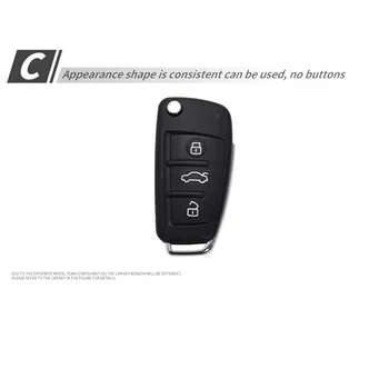 Cover chiate/telecomando per Audi A3 A4 A5 A6L C6 8L 8P B6 B7 B8 C6 RS3 Q3 Q7 TT 8L 8V S3 portachiavi 3 Cover chiate/telecomando per Audi A3 A4 A5 A6L C6 8L 8P B6 B7 B8 C6 RS3 Q3 Q7 TT 8L 8V S3 portachiavi - In Fibra di carbonio ABS Copertura di Chiave Dell automobile di Caso Borsette Per Audi