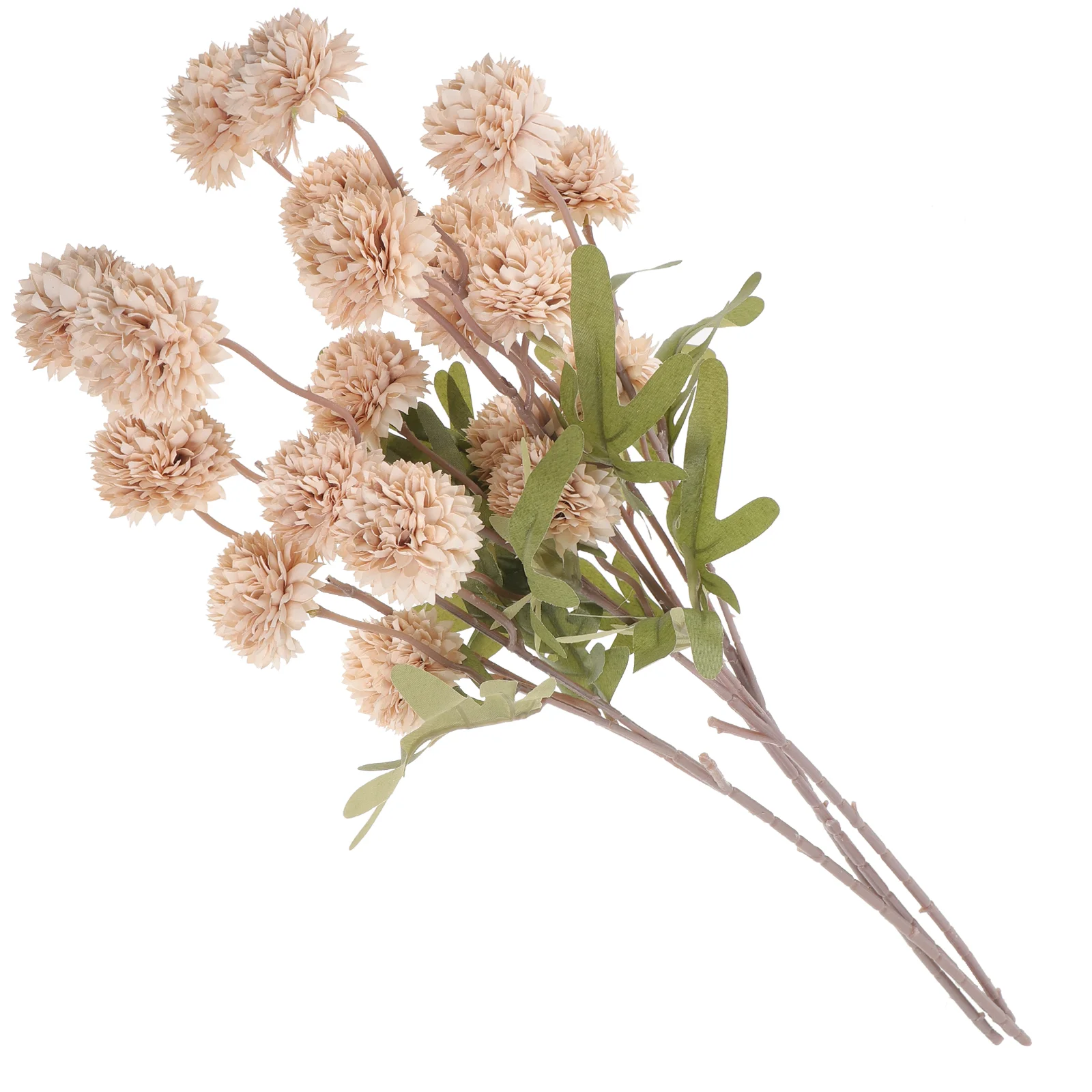 

4Pcs Artificial Dandelion Flowers Plastic Flower for Wedding Decor Plant Bouquet Home Decoration