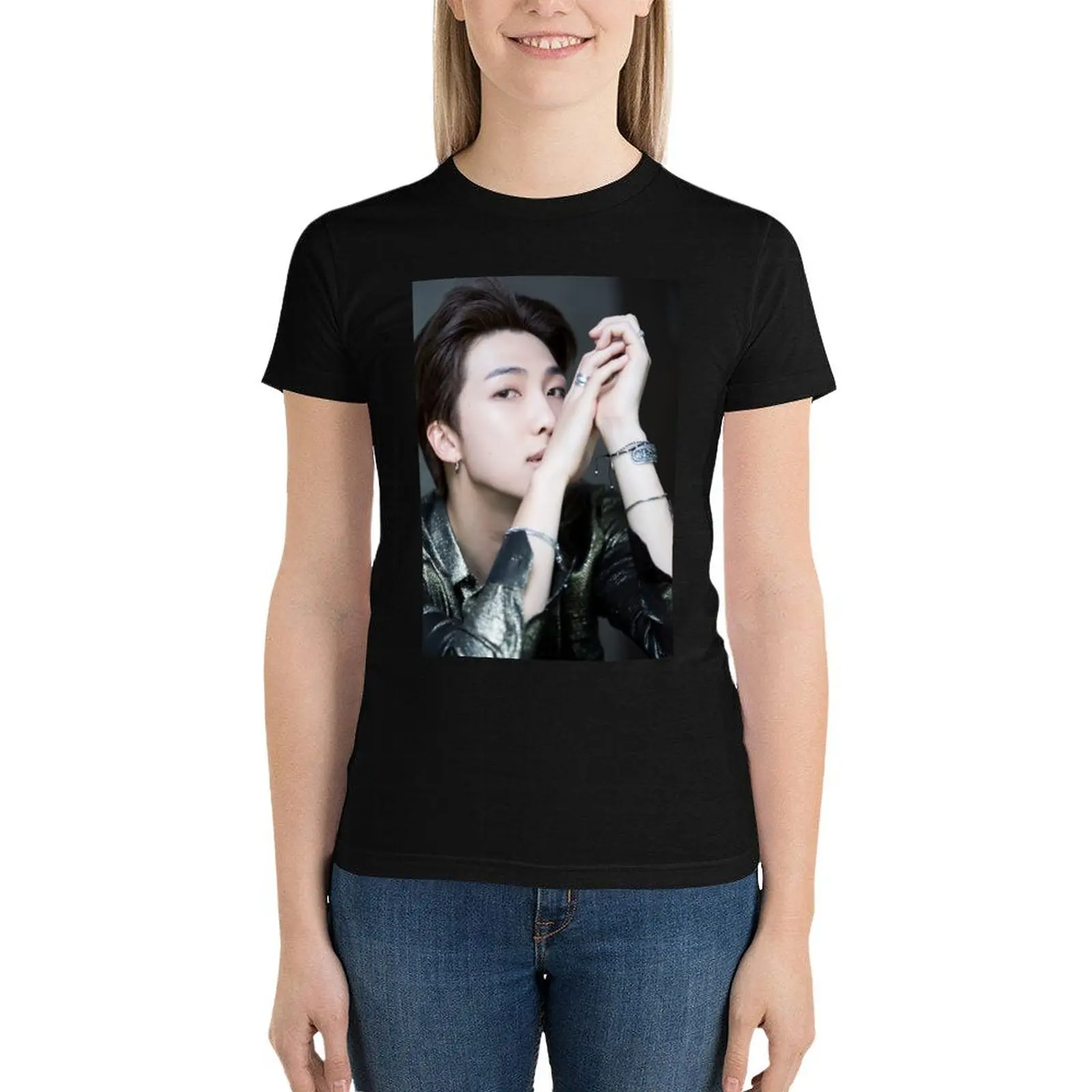 

BBMAs - RM T-Shirt summer clothes cute clothes Female clothing shirts graphic tees Woman fashion