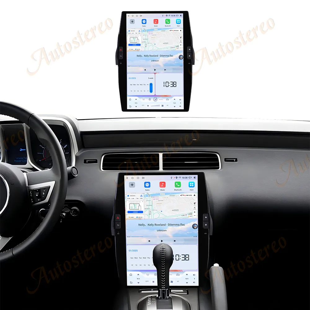14.4 inch Carplay Android 14 For Chevrolet Camaro 2010-2015 Tesla Screen Car GPS