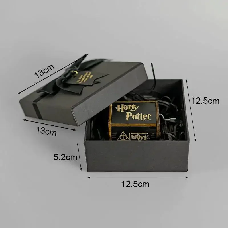 1pc Antique Music Box Wooden Hand-cranked Retro Carved Classic Theme Music Children's Birthday Christmas Gifts Family Decoration