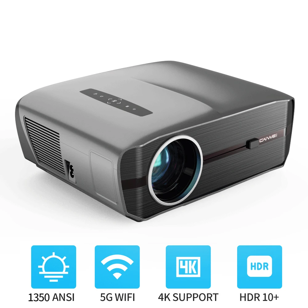 10000lms 5G Proyector WiFi Home Theater Nativo 1080P Proyector 4K Película  PPT 16 GB