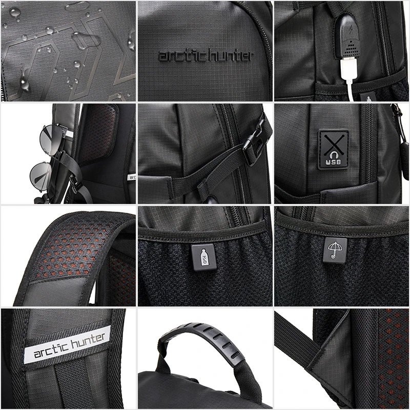 Sac à dos d'extérieur imperméable pour hommes ARCTIC HUNTER 2 Sac à dos d'extérieur imperméable pour hommes ARCTIC HUNTER – Image 2