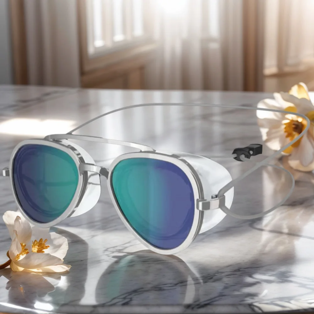 Anti-Fog Swimming Goggle Leak Proof Retro Swimming Goggles Non-Slip Swim Sports Eyewear for Swimming Pool Diving Seaside