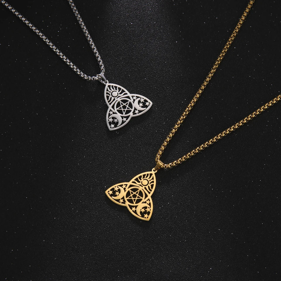 CHENGXUN Colgante De Amuleto Solar Vikingo, Collar Nórdico, Amuleto