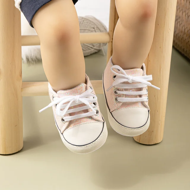 New Baby Shoes Baby Boys Girls Shoes Flash Sports Crib Shoes Infant First Walkers Toddler Soft Sole Anti-slip Baby Sneakers 6