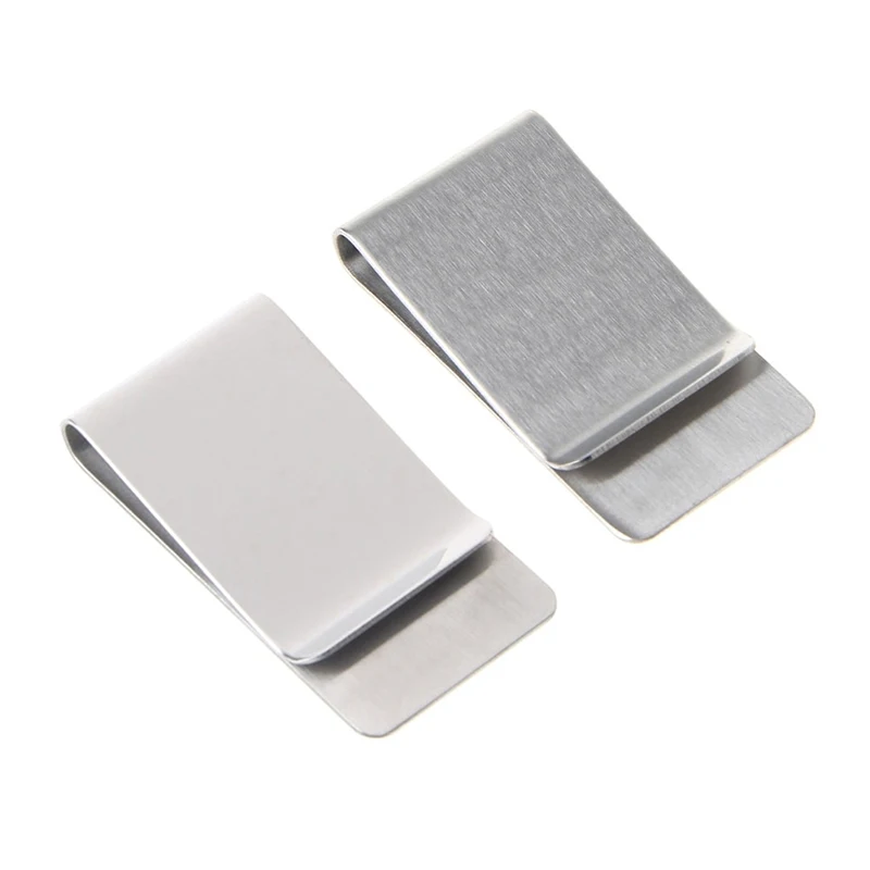 Fashion Men's Pocket Money Clip Dollar Metal Clamp Card Clips Card Purses Women Metal Clamp for Money Cash Holder