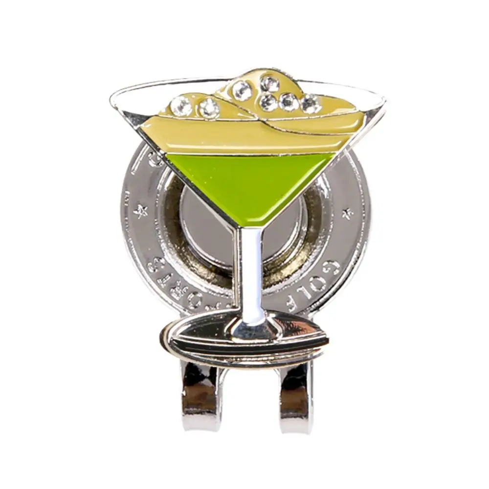 Golf Equipment Ball Marker Golf Hat Clip Metal Marker Removable Golf Mark Unique Alloy Magnetic Hat Clip Golf Ball Marker