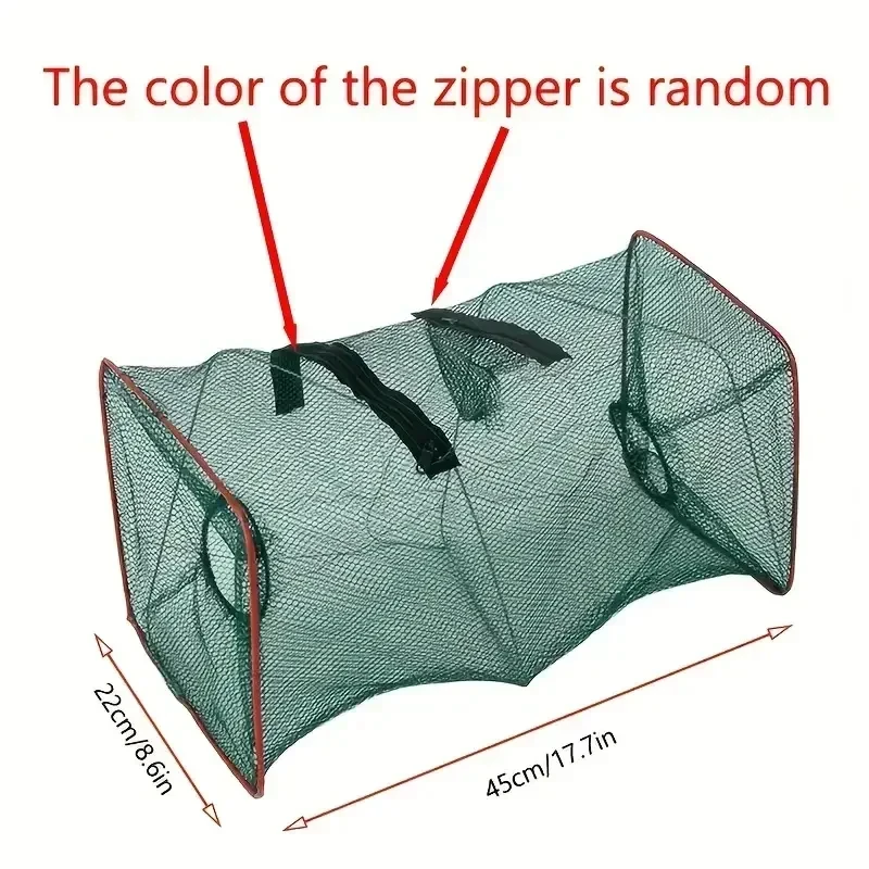 1 Foldable Crab, Shrimp, and Crayfish Net Cage for Fish and Seafood