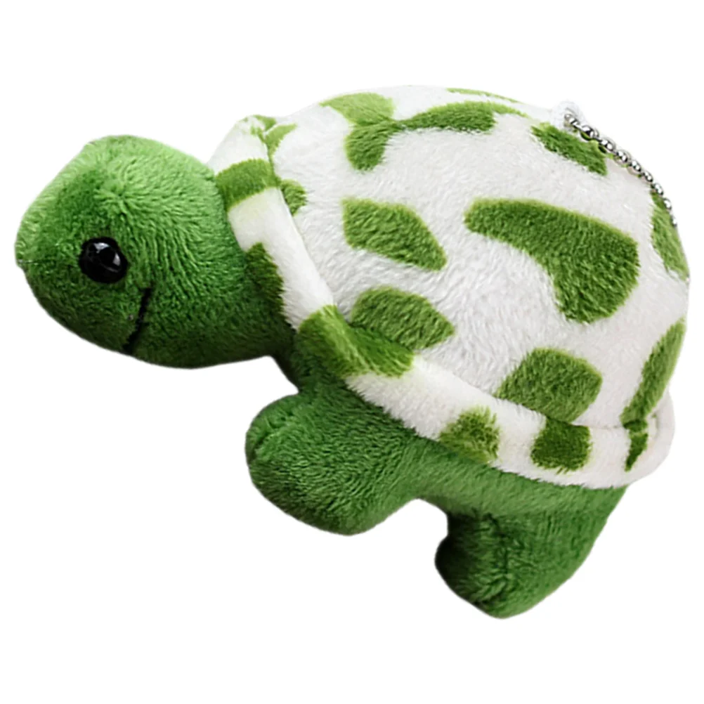 

Turtle Pendant DIY Keychains Plush Hanging Decor Stuffed Kids Playset Mini Plushies Bag Hairy Fluffy Ornament Backpack