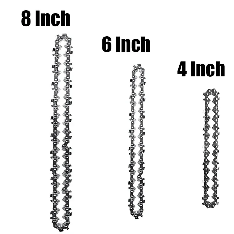 Chainsaw Chain 4 Inch 6Inch 8Inch Chainsaw Chain 1/4".043" 28/37/45/48 DL Semi Chisel Electric Chainsaw Chain Spare Parts Wood Branch Cutting