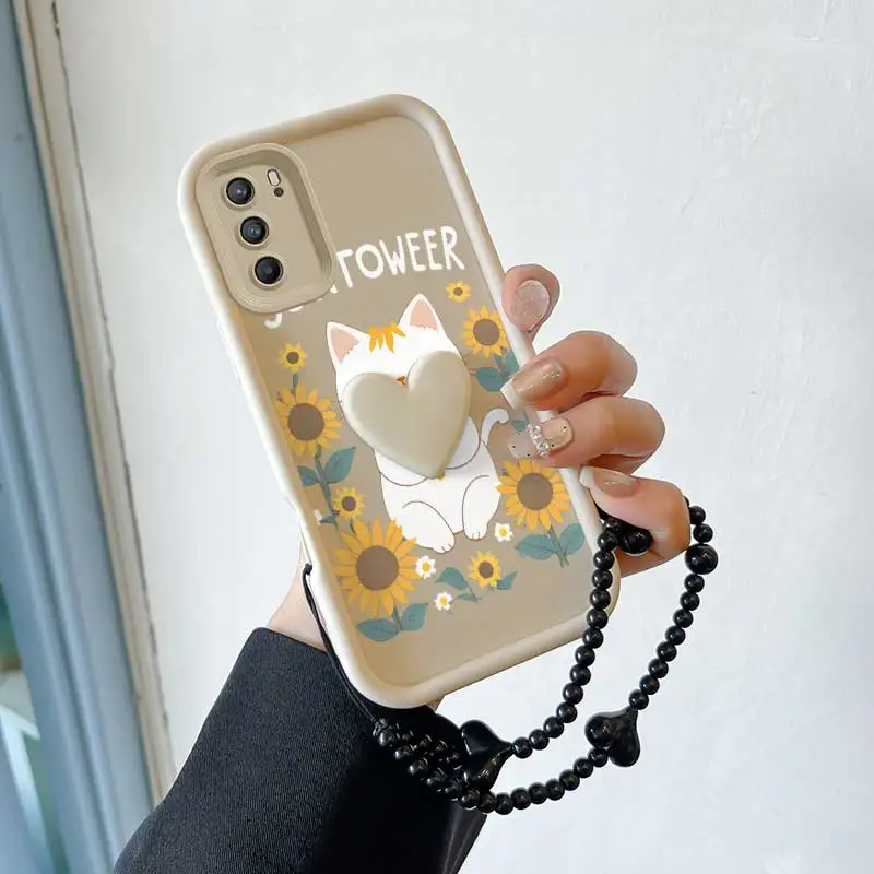 Happy Cat Phone Case Set with Lanyard and Craft Embellishments