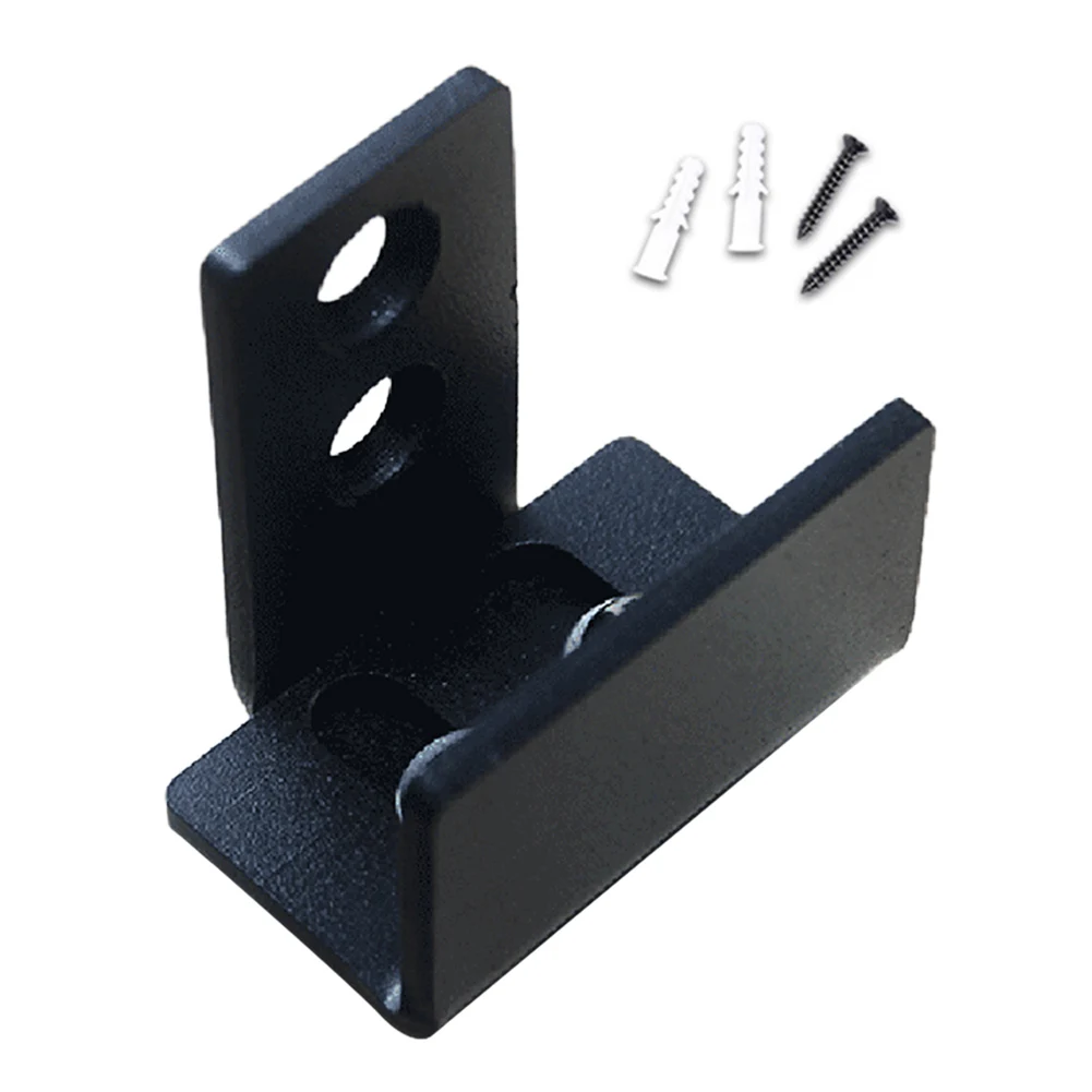 

304 Stainless Steel Barn Door Bottom Guide Adjustable U Shape Design Compatible with Multiple Home Decor Styles Easy Setup