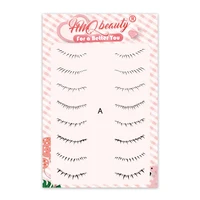 8 Pairs Lower Eyelash Stickers Tattoo Simulation painting False Lashes Extensions Natural Waterproof Eye Beauty Makeup Tools 2