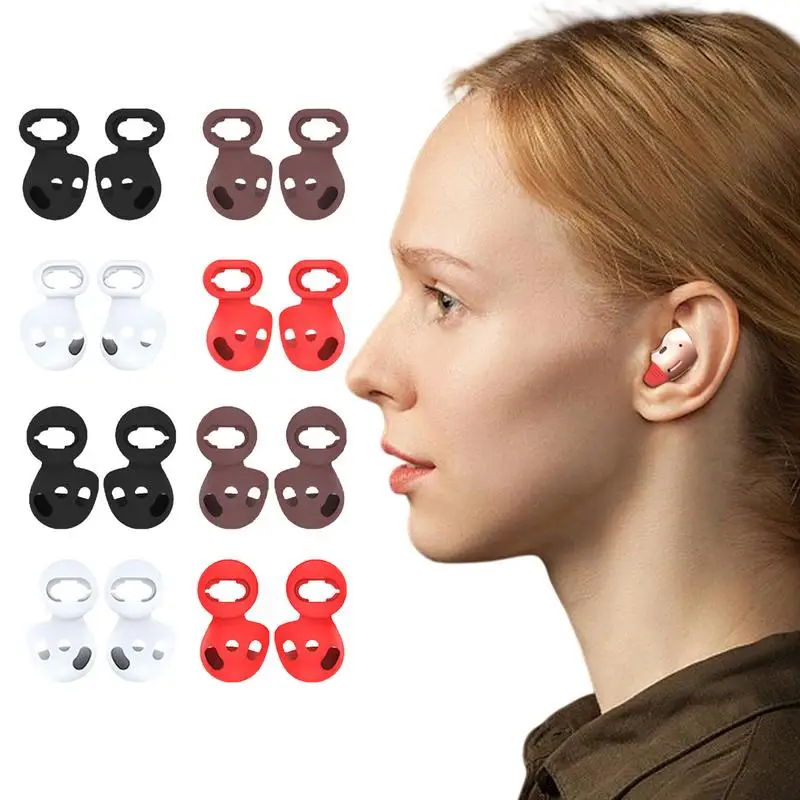 

8Pairs/Set Silicone Earbud Case Cover Tips Replacement Earplug For Samsung GalaxyBuds Live Non-slip Earplug Ear Buds Cushion