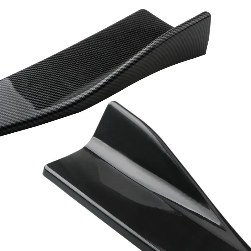 Car Side Spoiler 48CM Side Skirts Bumper Spoiler Splitter Protector For BMW F20 E90 Audi VW Golf Benz Anti-scratch
